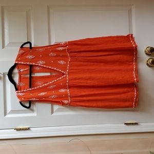 Bright Orange Free People top size Large